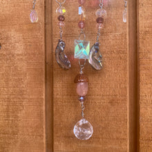 Load image into Gallery viewer, Pink Crystal Acorn Suncatcher
