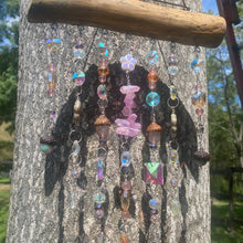 Load image into Gallery viewer, Pink Crystal Acorn Suncatcher

