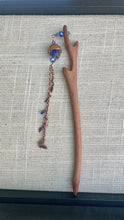 Load image into Gallery viewer, Butterfly Hairstick w/ Crystal Acorn Gem
