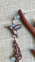 Load image into Gallery viewer, Hummingbird Hairstick w/ Acorn Gem

