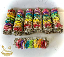 Load image into Gallery viewer, Chakra Flower Sage Smudge Incense Stick
