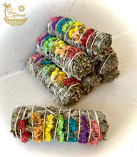 Load image into Gallery viewer, Chakra Flower Sage Smudge Incense Stick
