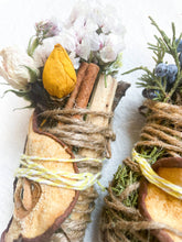 Load image into Gallery viewer, Pear, Palo Santo, Juniper, and Cinnamon Smudge Stick
