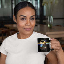 Load image into Gallery viewer, Acadia National Park Mug - Maine Black Coffee Mug 15oz - Coral and Vine Co
