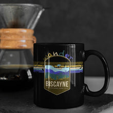 Load image into Gallery viewer, Biscayne Bay National Park Mug - Florida Black Coffee Mug 15oz - Coral and Vine Co
