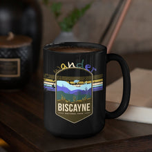 Load image into Gallery viewer, Biscayne Bay National Park Mug - Florida Black Coffee Mug 15oz - Coral and Vine Co
