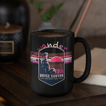 Load image into Gallery viewer, Bryce Canyon National Park Mug - Utah Black Coffee Mug 15oz - Coral and Vine Co
