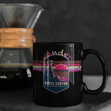 Load image into Gallery viewer, Bryce Canyon National Park Mug - Utah Black Coffee Mug 15oz - Coral and Vine Co
