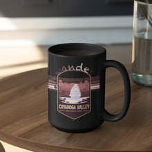 Load image into Gallery viewer, Cuyahoga Valley National Park Mug - Ohio Black Coffee Mug 15oz - Coral and Vine Co
