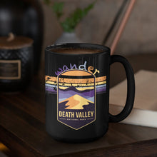 Load image into Gallery viewer, Death Valley National Park Mug - California Black Coffee Mug 15oz - Coral and Vine Co
