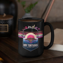 Load image into Gallery viewer, Dry Tortugas National Park Mug - Florida Black Coffee Mug 15oz - Coral and Vine Co
