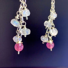 Load image into Gallery viewer, Mystical Lavender Ombre Nugget Earrings
