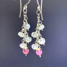 Load image into Gallery viewer, Mystical Lavender Ombre Nugget Earrings
