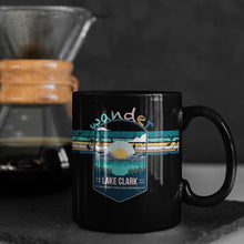 Load image into Gallery viewer, Lake Clark National Park Mug - Alaska Black Coffee Mug 15oz - Coral and Vine Co
