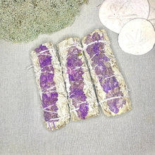 Load image into Gallery viewer, Lavender &amp; Sage Incense Smudge Stick - Coral and Vine Co
