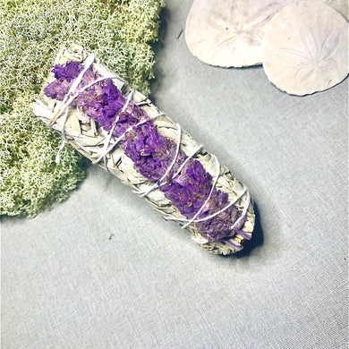 Lavender & Sage Incense Smudge Stick - Coral and Vine Co