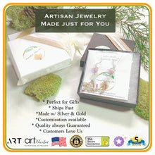 Load image into Gallery viewer, Leaves of Green Opal Earrings in 14k Gold - Coral and Vine Co
