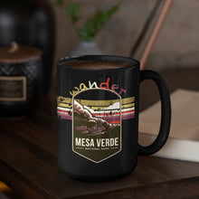 Load image into Gallery viewer, Mesa Verde National Park Mug - Colorado Black Coffee Mug 15oz - Coral and Vine Co
