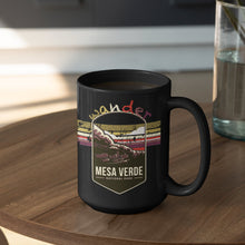 Load image into Gallery viewer, Mesa Verde National Park Mug - Colorado Black Coffee Mug 15oz - Coral and Vine Co
