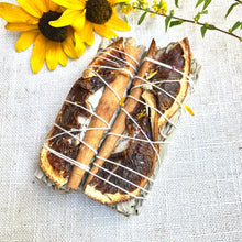 Load image into Gallery viewer, Orange, Cinnamon &amp; Sage Incense Smudge Stick - Coral and Vine Co
