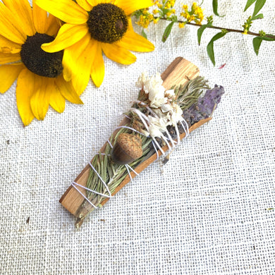 Palo Santo Floral Smudge Stick - Coral and Vine Co