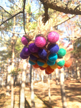 Load image into Gallery viewer, Rainbow Wool Felted Acorns - Coral and Vine Co
