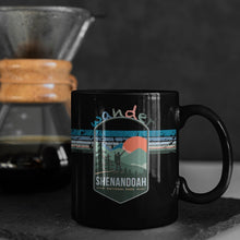 Load image into Gallery viewer, Shenandoah National Park Mug - Virginia Black Coffee Mug 15oz - Coral and Vine Co

