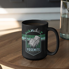 Load image into Gallery viewer, Yosemite National Park Mug - California Black Coffee Mug 15oz - Coral and Vine Co
